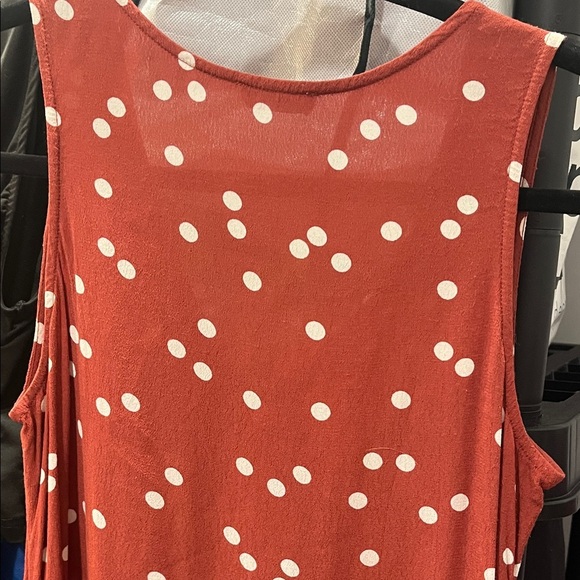 Yerse Red Polka Dot Mini Dress XS - Picture 6 of 6